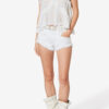 Nalou katoenen voile top met ruches