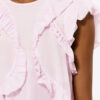 Nalou katoenen voile top met ruches