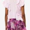Nalou katoenen voile top met ruches
