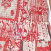 Naomi katoenen voile rok met smockwerk en bandana print