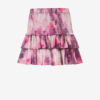 Naomi korte katoenen voile rok met ruches