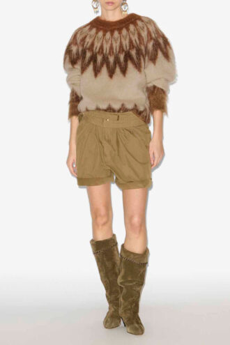 Natania Mohair Fair Isle-patroon trui