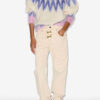 Natania Mohair Fair Isle-patroon trui