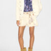 Nath katoenen voile shirt met print en strik