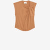 Nayda asymmetrisch katoenen T-shirt