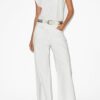 Nayda asymmetrisch T-shirt met korte mouwen
