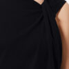 Nayda asymmetrisch T-shirt met korte mouwen