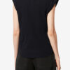 Nayda asymmetrisch T-shirt met korte mouwen
