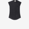 Nayda asymmetrisch T-shirt met korte mouwen