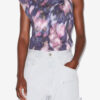 Nayda asymmetrisch T-shirt van katoen met print