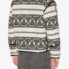 Nelkis jas met grafisch patroon en jacquard