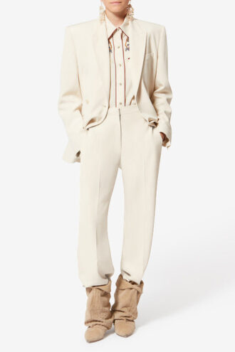 Neonda vloeiende crêpe pantalon