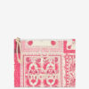 Netia katoenen clutch met logo