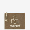 Netia vervaagde katoenen clutch met logo