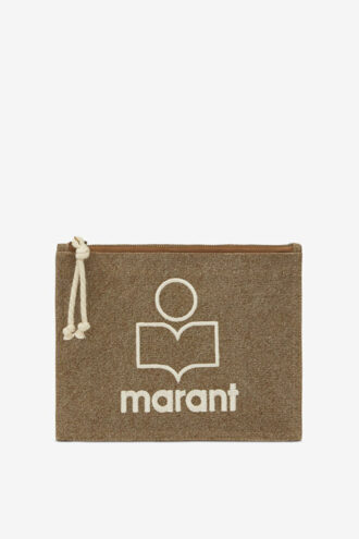 Netia vervaagde katoenen clutch met logo