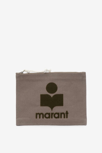 Netia vervaagde katoenen clutch met logo