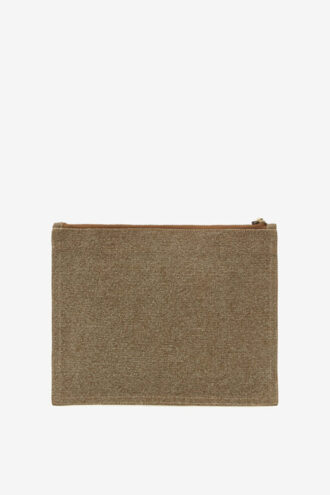 Netia vervaagde katoenen clutch met logo