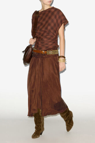 Neyela asymmetrische geruite top