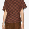 Neyela asymmetrische geruite top