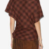 Neyela asymmetrische geruite top