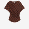 Neyela asymmetrische geruite top