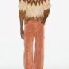 Nicolas Mohair Fair Isle-patroon trui