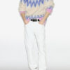 Nicolas Mohair Fair Isle-patroon trui
