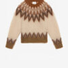 Nicolas Mohair Fair Isle-patroon trui