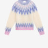 Nicolas Mohair Fair Isle-patroon trui