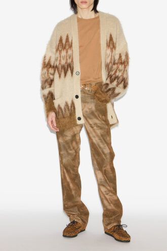 Nielson Mohair Fair Isle-patroon vest