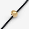 Nieuwe halve maan ketting met kraal