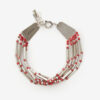 Olathe stenen en messing armband
