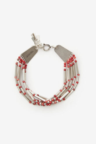 Olathe stenen en messing armband