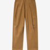 Opalyna katoenen twill canvas broek met wijde pijpen