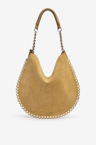 Oskan Hobo zachte suède leren tas met ketting