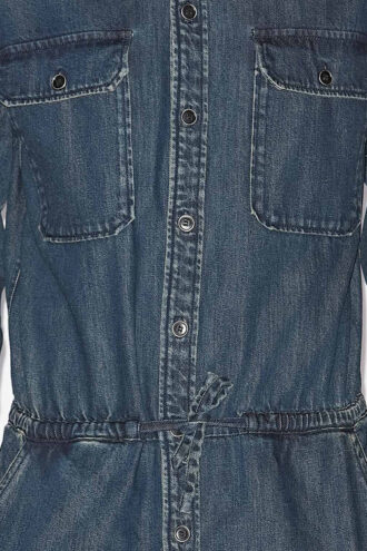 Otilie Lichtgewicht denim jumpsuit