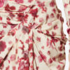 Ovia korte gedrapeerde stretch zijden rok met print Ovia korte gedrapeerde stretch zijden rok met print
