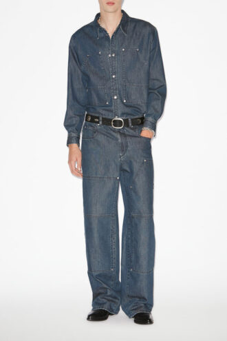 Owenn Lichtgewicht denim overhemd