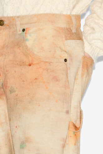 Pablo bedrukte denim broek