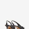 Padim Pumps met hoge hak en slingback van lakleer