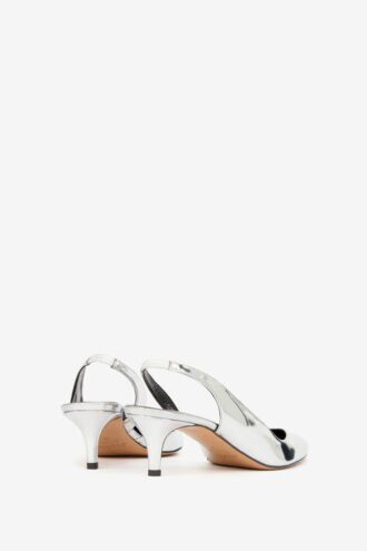 Padim Pumps met hoge hak en spiegelend effect