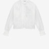 Pamiala Blouse met ruches van effen katoenen voile Pamiala Blouse met ruches van effen katoenen voile