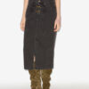 Pavina denim rok met karabijnhaken