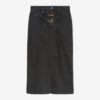 Pavina denim rok met karabijnhaken