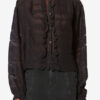 Peline katoenen blouse met bloemenkant