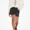 Pelson geborduurde gaasblouse