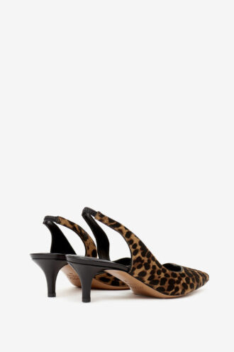 Piery pumps met stilettohak en print