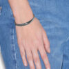 Pio zilverkleurige messing armband