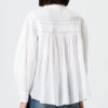 Plalia Blouse van gerimpeld effen katoenen voile