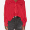 Plalia blouse van gerimpeld katoenen voile